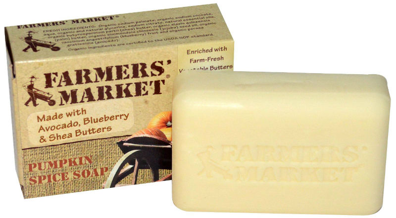 FARMERS MARKET: Farmers Market Natural Bar Soaps-Pumpkin Spice 5.5 oz